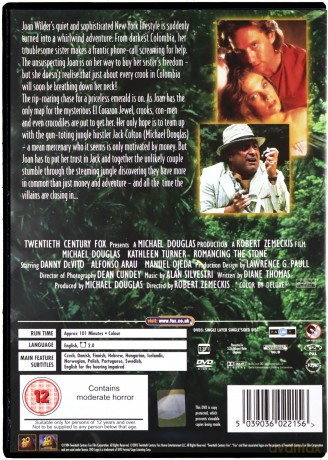 Miłość, szmaragd i krokodyl (Romancing the Stone) [DVD]
