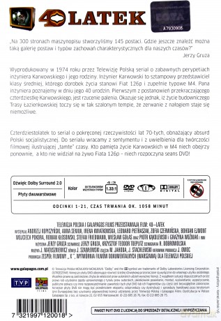 40-latek Czterdziestolatek / 40-latek Czterdziestolatek 20 lat później Pakiet [12DVD]