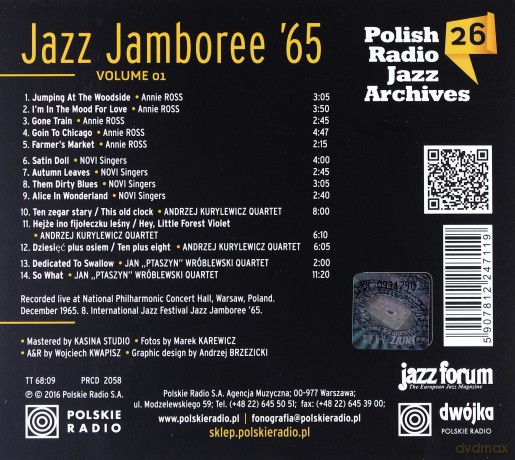 Jazz Jamboree '65 Polish Radio Jazz Archives vol. 26 [CD]