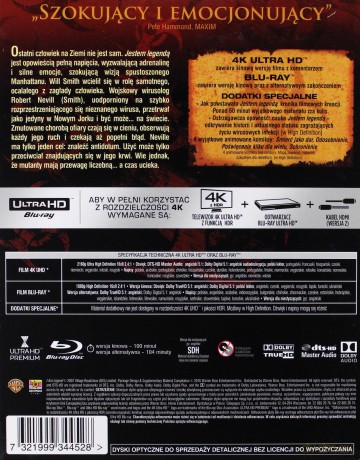 Jestem legendą [Blu-Ray 4K]+[Blu-Ray]