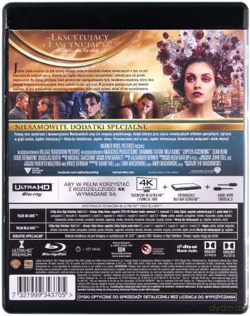 Jupiter: Intronizacja [Blu-Ray 4K]+[Blu-Ray]