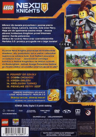 LEGO Nexo Knights część 3 (odcinki 11-15) [DVD]