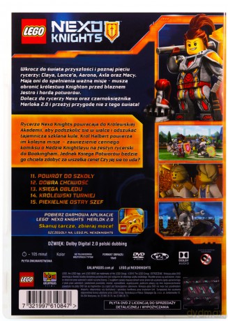 LEGO Nexo Knights część 3 (odcinki 11-15) [DVD]