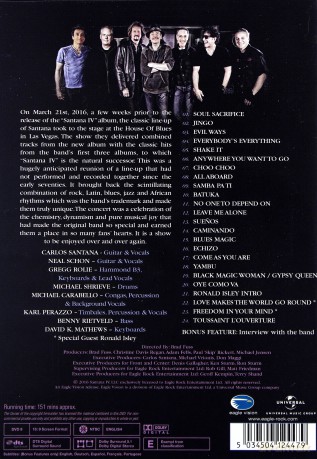 Santana: Santana IV - Live At The House Of Blues, Las Vegas [DVD]