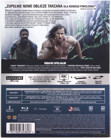 Tarzan: Legenda [Blu-Ray 4K]+[Blu-Ray]