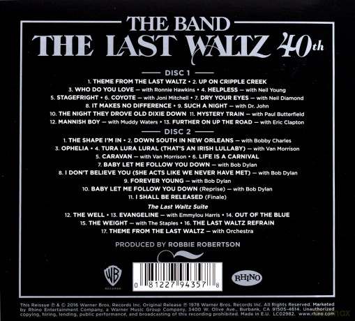 The Band: The Last Waltz [2CD]