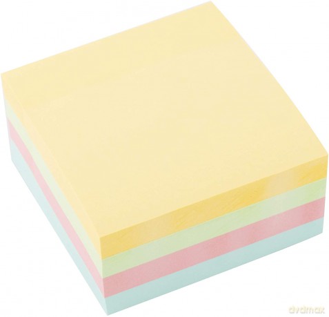 Bloczek samoprzylepny 76x76mm pastel