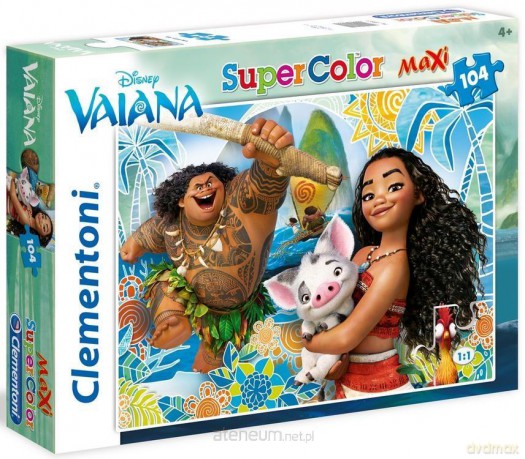 CLEMENTONI 104 el. Maxi Skarb Oceanu - Moana [PUZZLE]