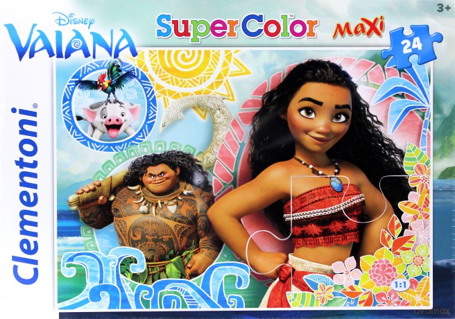 CLEMENTONI 24 el. Maxi Skarb Oceanu - Moana [PUZZLE]