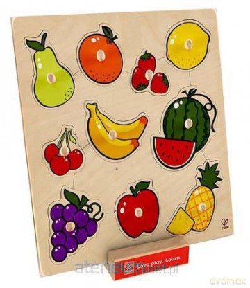 CLEMENTONI Puzzle uchwytami - Owoce [PUZZLE]