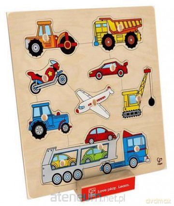 CLEMENTONI Puzzle z uchwytami - Pojazdy [PUZZLE]