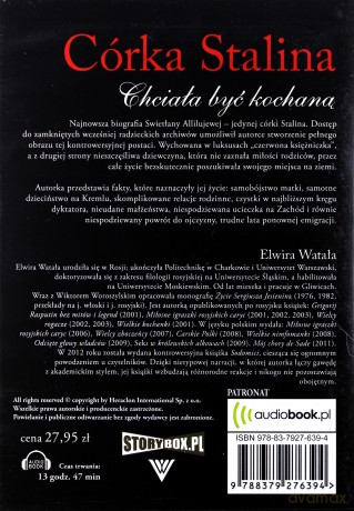 Córka Stalina. Chciała być kochaną - Elwira Watała [AUDIOBOOK]