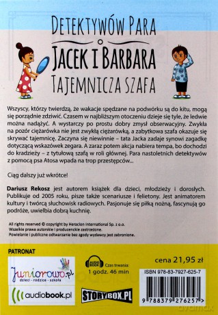 Detektywów para, Jacek i Barbara. Tajemnicza szafa - Dariusz Rekosz [AUDIOBOOK]