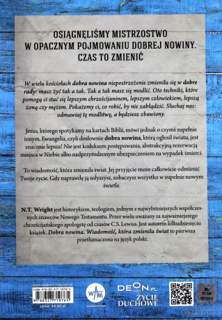 Dobra nowina - N. T. Wright [KSIĄŻKA]