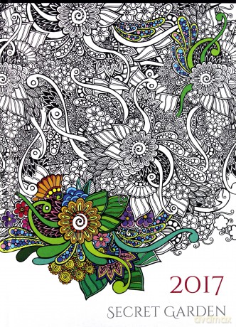 Kalendarz 2017 A5/336 Secret Garden [KALENDARZ]