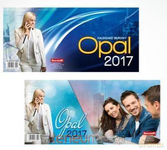 Kalendarz 2017 Biurowy Opal poziomy [KALENDARZ]