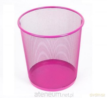 Kosz siatka 12l różowy