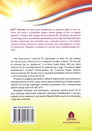 Kuracja witaminą D3 w wysokich dawkach - Jeff T.Bowles [KSIĄŻKA]