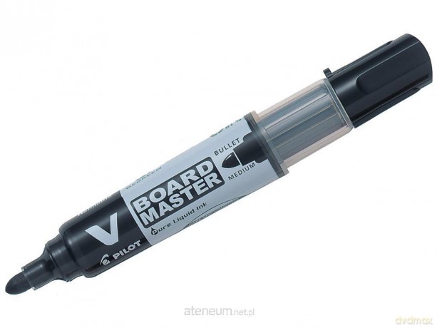 Marker V-board master medium czarny (10 szt)