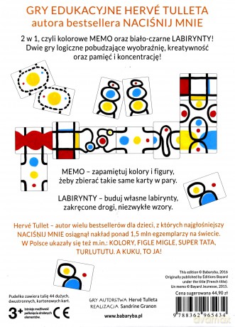 Memo. Labirynty - Herve Tullet [Gra]