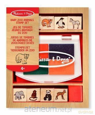 Mini zestaw pieczątek - Zwierzęta z ZOO
