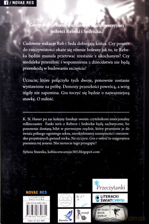 Na szczycie. Gra o miłość - K.N. Haner [KSIĄŻKA]