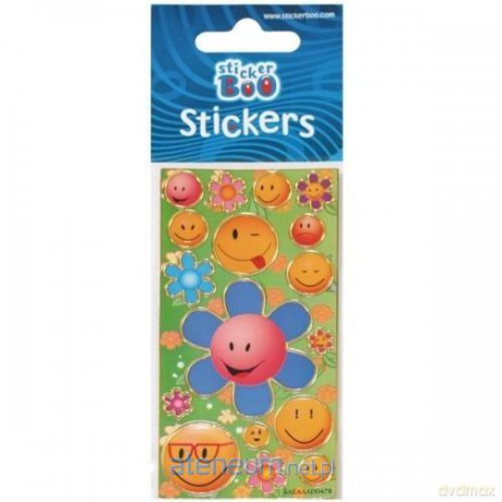 Naklejki Sticker BOO silver emotki
