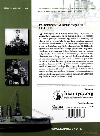 Pancerniki Austro-Węgier 1914-1918 - Ryan Noppen [KSIĄŻKA]
