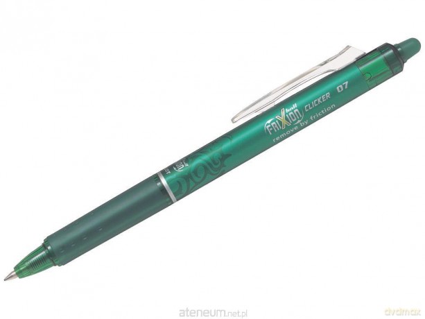Pióro kulkowe FriXion Clicker zielony (12 szt)
