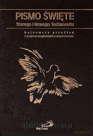 Pismo Święte Stary i Nowy Testament czarna skóra [KSIĄŻKA]