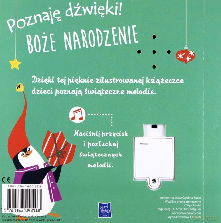 Poznaję dźwięki. Boże Narodzenie [KSIĄŻKA]