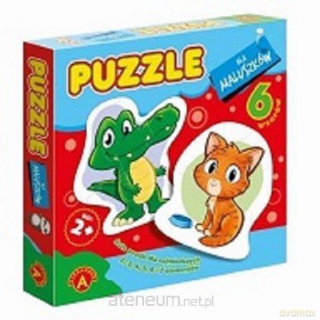 Puzzle dla maluszków - krokodyl [PUZZLE]
