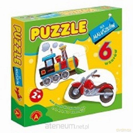 Puzzle dla maluszków - lokomotywa [PUZZLE]