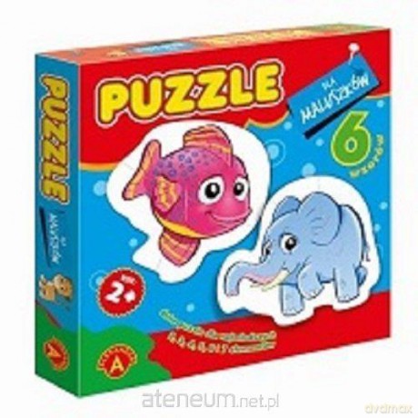 Puzzle dla maluszków - rybka [PUZZLE]
