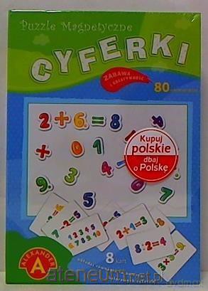 Puzzle magnetyczne - Cyferki [PUZZLE]