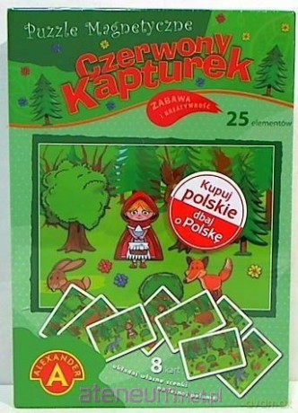 Puzzle magnetyczne - Czerwony Kapturek [PUZZLE]