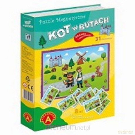 Puzzle magnetyczne - Kot w butach [PUZZLE]