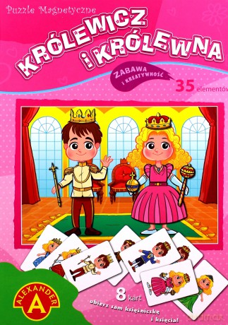 Puzzle magnetyczne - Księżniczki [PUZZLE]