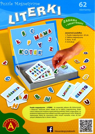 Puzzle magnetyczne - Literki [PUZZLE]