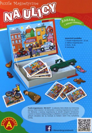 Puzzle magnetyczne - Na ulicy [PUZZLE]