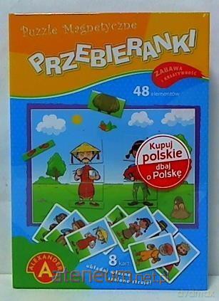 Puzzle magnetyczne - Przebieranki [PUZZLE]