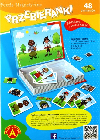 Puzzle magnetyczne - Przebieranki [PUZZLE]