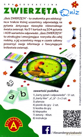 Quiz - Zwierzęta (mini) [GRA]