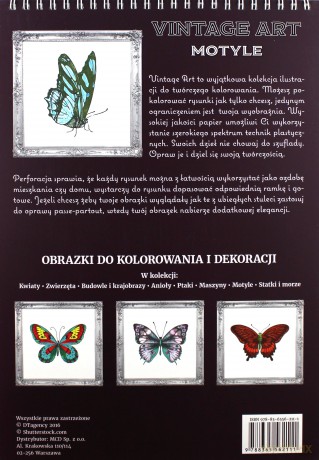Vintage Art. Motyle [KSIĄŻKA]