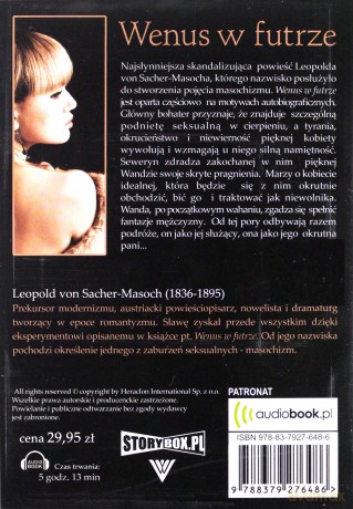 Wenus w futrze - Leopold von Sacher-Masoch [AUDIOBOOK]