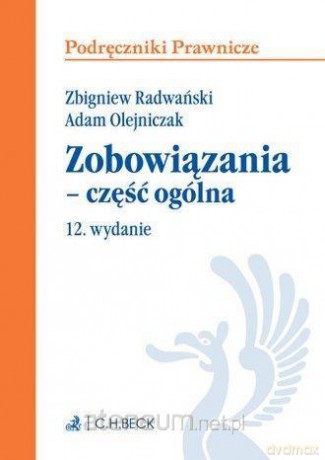Zobowiązania - część ogólna [KSIĄŻKA]