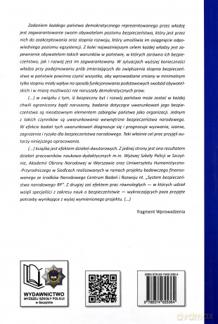 Wyzwania, szanse zagrożenia i ryzyko dla bezpieczeństwa narodowego RP o charakterze wewnętrznym - Ryszard Jakubczak, Bernard Wiśniewski [KSIĄŻKA]