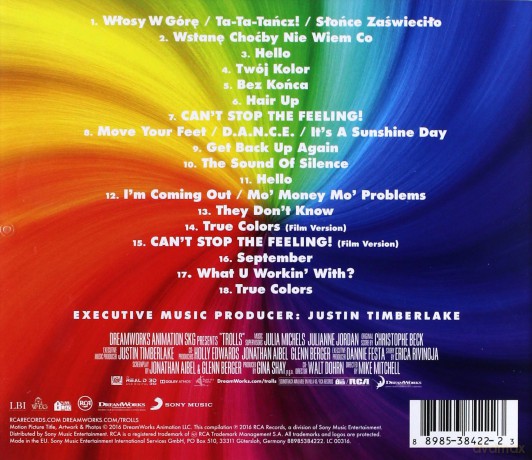 Trolls soundtrack (Trolle) (Polish Version) [CD]