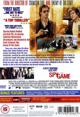 Spy Game (Zawód: szpieg) [DVD]