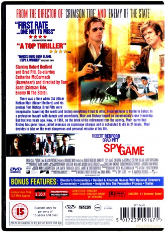 Spy Game (Zawód: szpieg) [DVD]